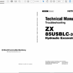 Hitachi ZX85USBLC-3 Excavator Service Manual