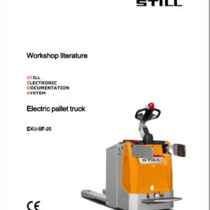 Still EXU-H, EXU-S, EXU-SF, EXU 16-20 Pallet Truck Workshop Repair Manual