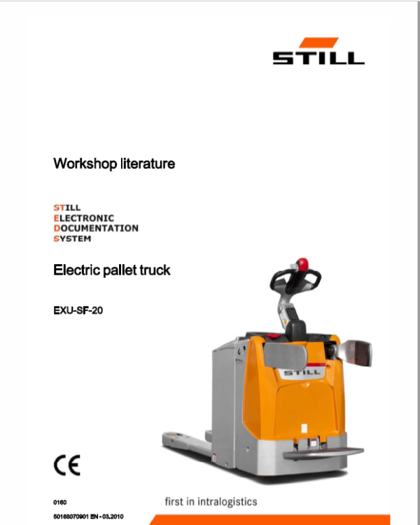 Still EXU-H, EXU-S, EXU-SF, EXU 16-20 Pallet Truck Workshop Repair Manual