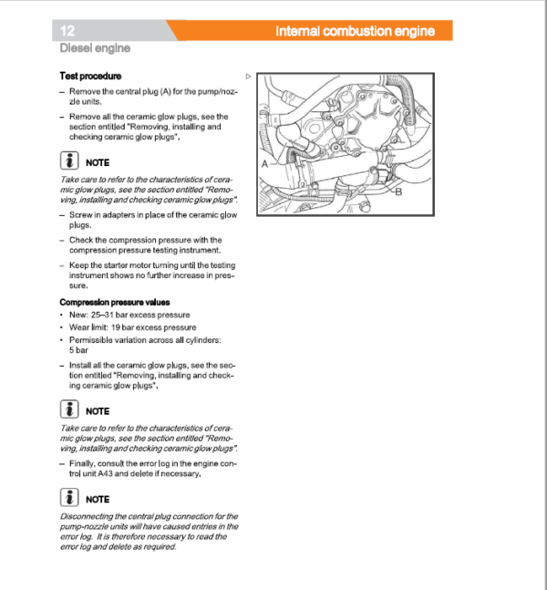 Still Engine VW 2.0i Turbo Diesel (CBHA, CBJB) Workshop Repair Manual