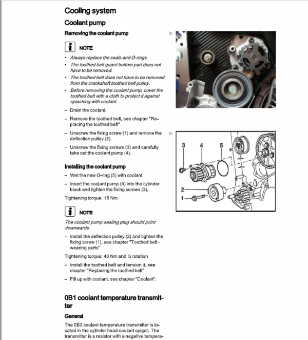 Still Engine VW 2.0i SPI (BEF) with Impco LPG System Repair Manual