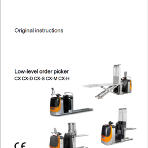 Still CX, CXD, CXM, Kanvan, CXS, CXT, CXH Order Picker Workshop Repair Manual