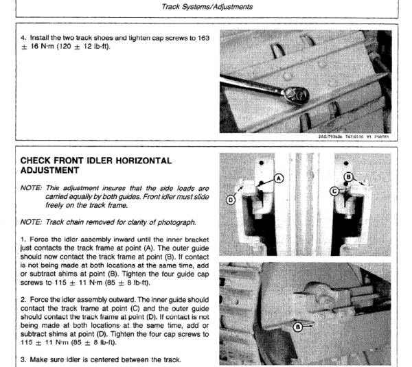 John Deere 450D, 455D Crawler Bulldozer Loader Service Manual