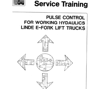 Linde Type 325 Electric Forklift Truck: E20, E25, E30 Workshop Service Manual