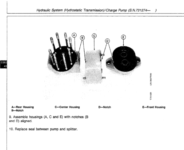 John Deere 750B, 850B Crawler Bulldozer Service Manual TM-1476