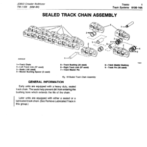 John Deere 850 Crawler Bulldozer Service Manual TM-1164