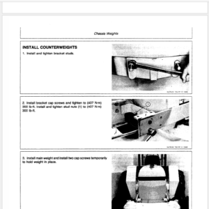 John Deere 480C Forklift Service Manual TM-1249