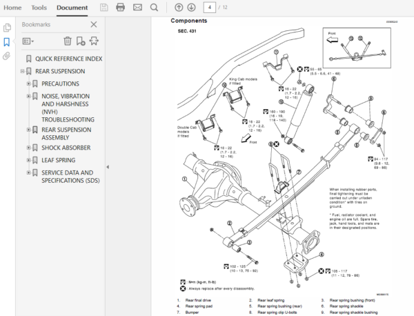 Nissan Navara D40: 2004?2018 Repair Manual