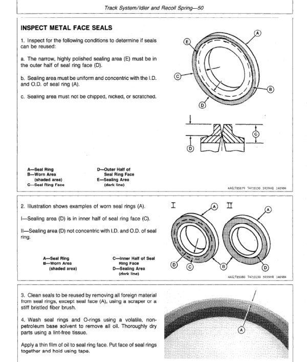 John Deere 30, 50 Excavator Service Manual TM-1380