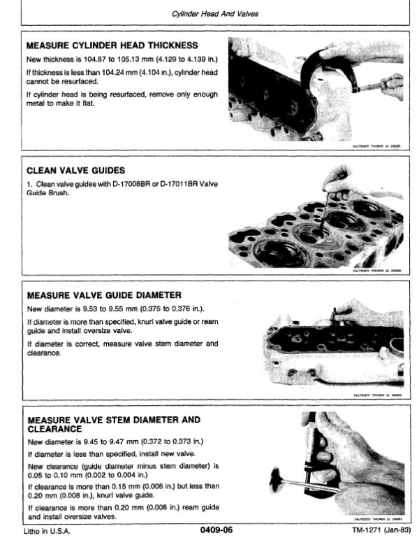 John Deere 401D Tractor Service Manual TM-1271