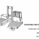 Linde 316 Forklift Truck: S30, S30W, S40, S40W, S50, S50W, S60, S60W Repair Manual