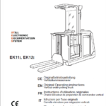 Still EK10, EK11, EK12 Order Picker Workshop Repair Manual