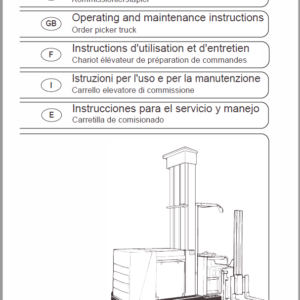 Still MX10 and MX13 Order Picker Workshop Repair Manual