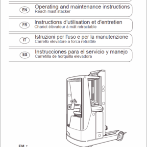 Still FM-I Type 451 Reach Truck Workshop Repair Manual