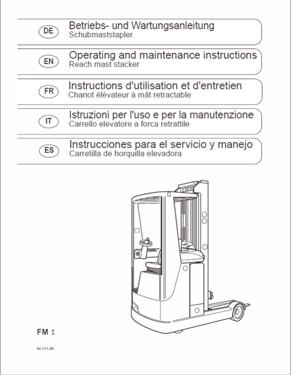 Still FM-I Type 451 Reach Truck Workshop Repair Manual