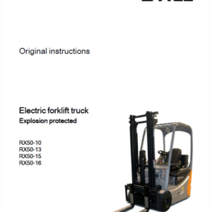 Still Electric Forklift Truck RX50: RX50-10, RX50-13, RX-50-15, RX50-16 Repair Manual