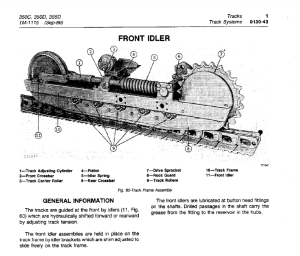 John Deere 350C, 350D, 355D Crawler Tractor Loaders Service Manual