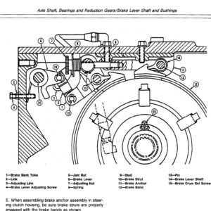 John Deere 450D, 455D Crawler Bulldozer Loader Service Manual