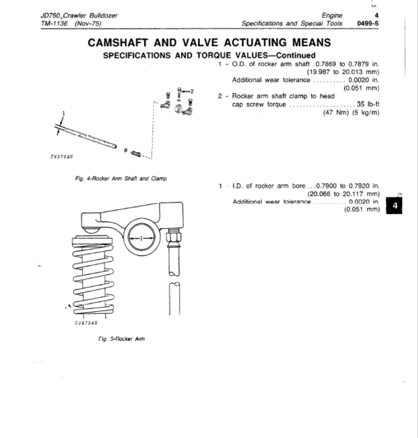 John Deere 750 Crawler Bulldozer Service Manual TM-1136