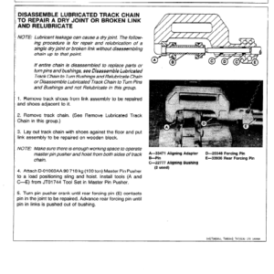 John Deere 850 Crawler Bulldozer Service Manual TM-1164