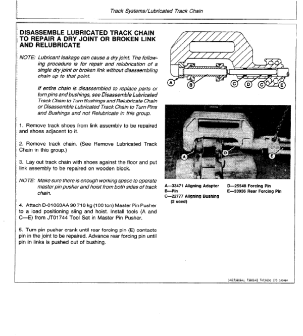 John Deere 850 Crawler Bulldozer Service Manual TM-1164