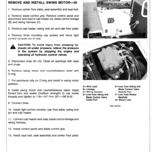 John Deere 30, 50 Excavator Service Manual TM-1380