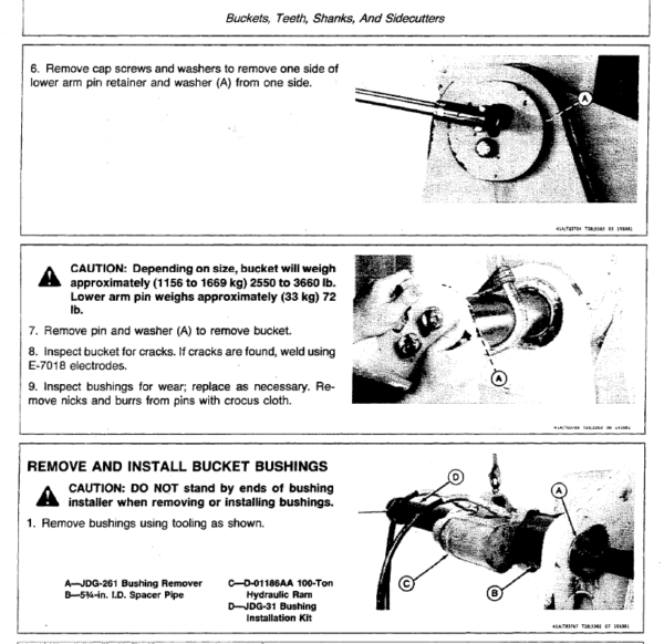 John Deere 890A Excavator Service Manual TM-1263