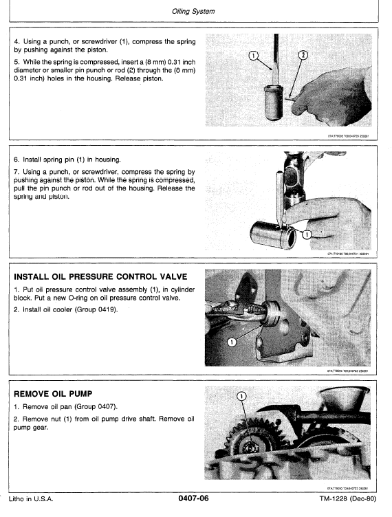 John Deere 544C Loader Service Manual TM-1228