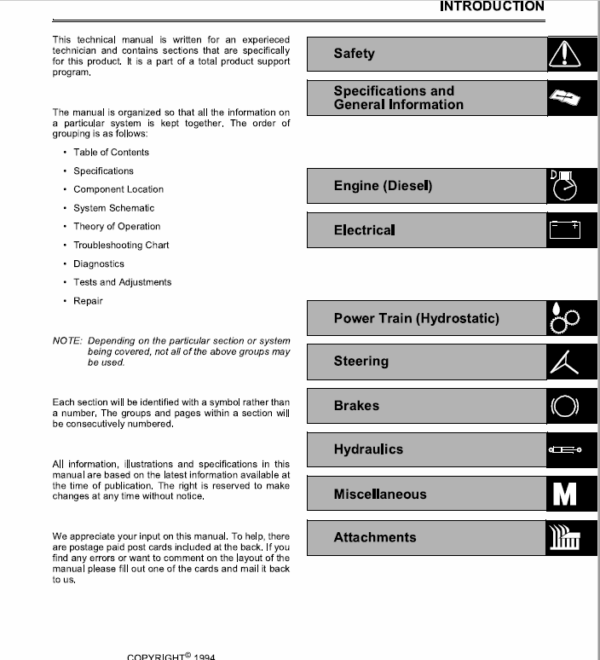 John Deere 2243 Mower Service Manual TM-1473