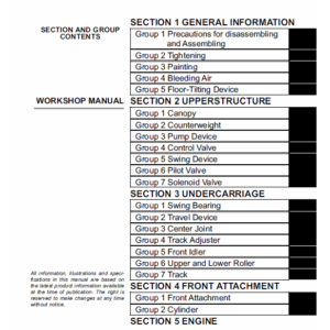 Hitachi Zaxis ZX27U-2, ZX30U-2, ZX35U-2 Excavator Service Manual