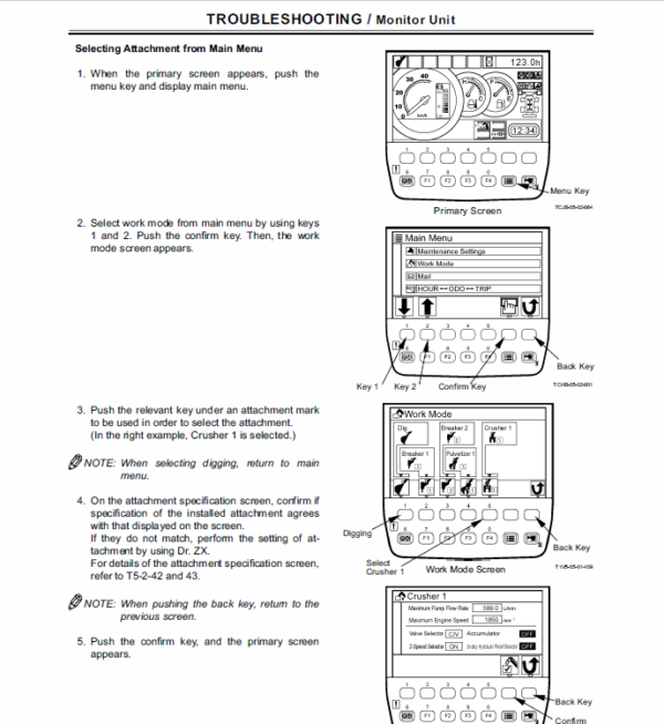 Hitachi ZAXIS ZX210W-3 and ZX220W-3 Excavator Service Manual