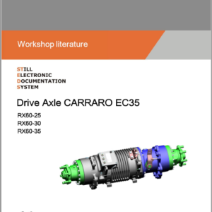 Still Electric Forklift Truck RX60: Model RX60-25, RX60-30, RX60-35 Repair Manual