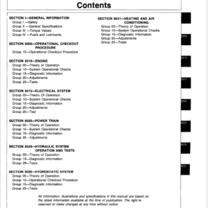 John Deere 750B, 850B Crawler Bulldozer Service Manual TM-1476