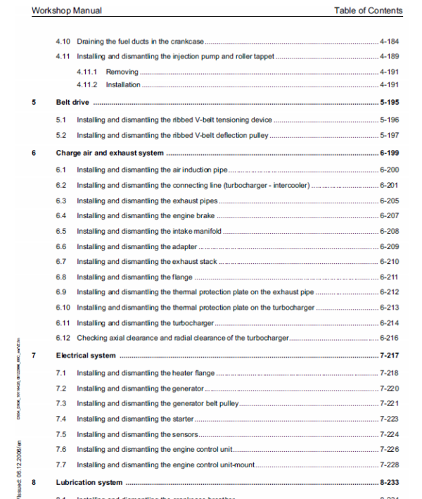 Liebherr Diesel Engines D934 A6 D936 A6 Service Manual