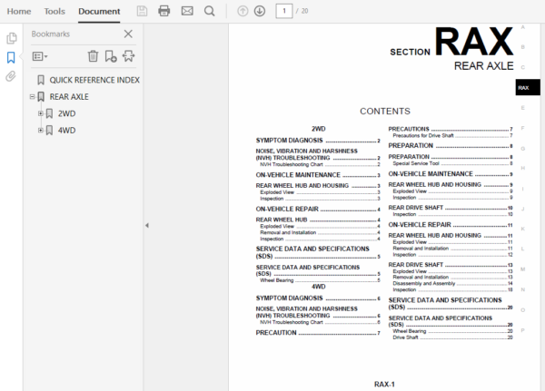 Nissan Qashqai First Generation J10 2006?2013 Repair Manual