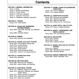 John Deere 992D-LC Excavator Service Manual TM-1462 & TM-1463