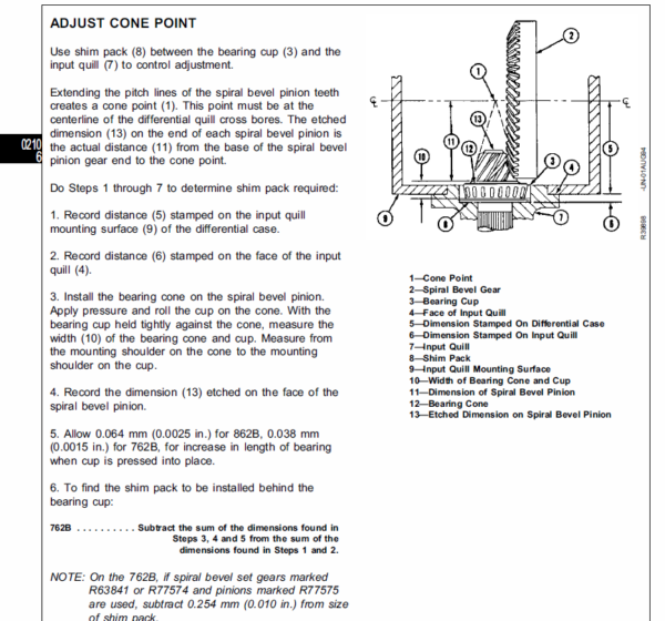 John Deere 762B, 862B Scraper Service Manual TM-1489 & TM-1490