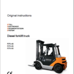 Still Electric Fork Truck R70: R70-25, R70-30, R70-35, R70-40, R70-45, R70-50 Repair Circuit Workshop Operating Manual