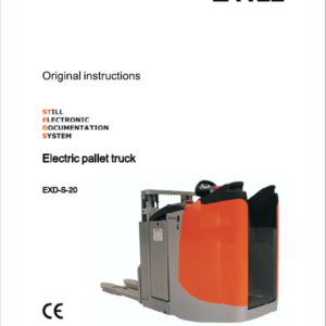 Still EXD-18, EXD-20, EXD-S-20 Double Pallet Stacker Workshop Repair Manual