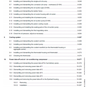 Liebherr Diesel Engines D934 A6 D936 A6 Service Manual