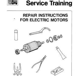 Linde Type 322, 323, 324 Forklift Model: E10, E12, E14, E15, E16, E20, E25, E30 Workshop Service Manual