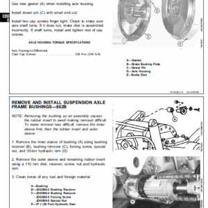 John Deere 762B, 862B Scraper Service Manual TM-1489 & TM-1490