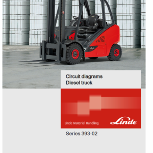 Linde Type 393 Forklift Truck H-Series: H25D-02, H30D-02, H35D-02 Repair Service Manual