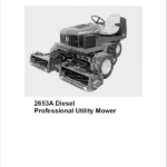 John Deere 2653, 2653A Utility Mower Service Manual