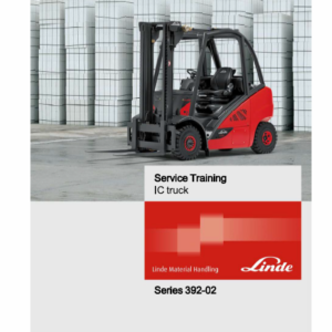 Linde 392 Forklift : H20D, H25D, H20T, H25T Service Repair Manual