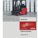 Linde 391 Forklift Truck : H14T, H16T, H18T, H20T Service Training Manual
