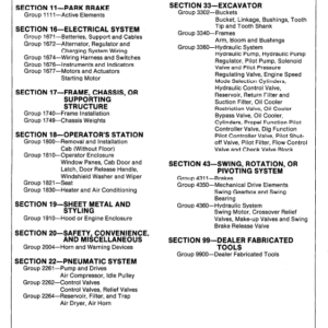 John Deere 595D Excavator Service Manual TM-1444 & TM-1445