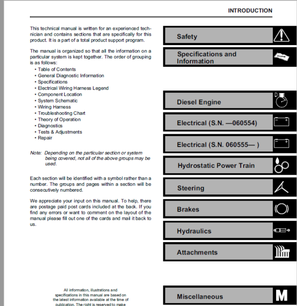 John Deere 2653, 2653A Utility Mower Service Manual