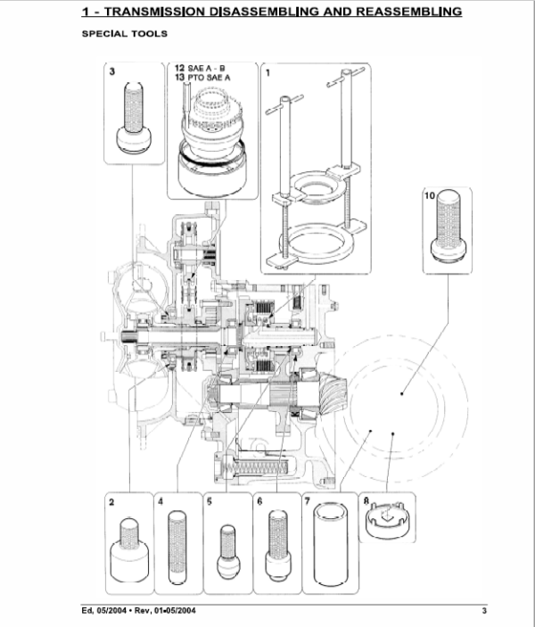 Om Pimespo Transmission TXL 30/S Workshop Manual