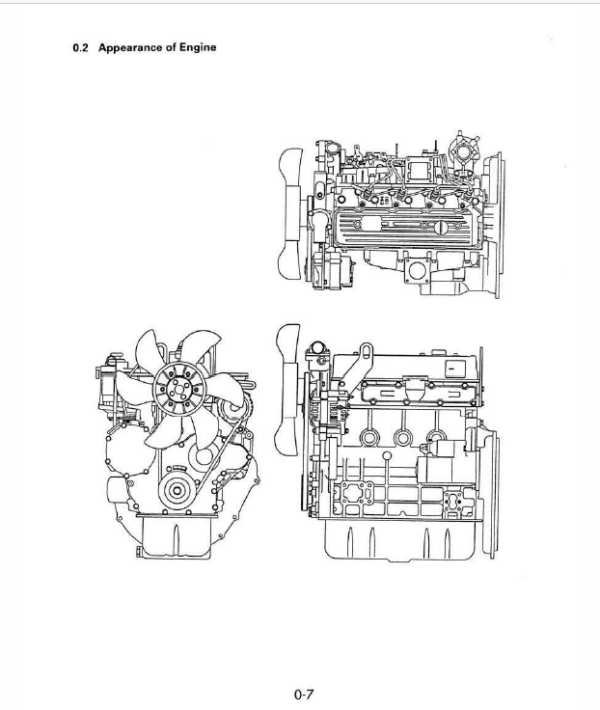 OM Pimespo 4D98E Diesel Engine For Forklift Trucks Shop Manual